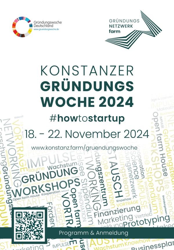 Plakat Konstanzer Gründungswoche 2024