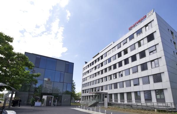 Das Kundenzentrum und das Verwaltungsgebäude der Stadtwerke Konstanz.