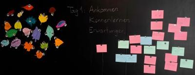 Tafelbild Entstehung Spiel Ausstellung © MKroth