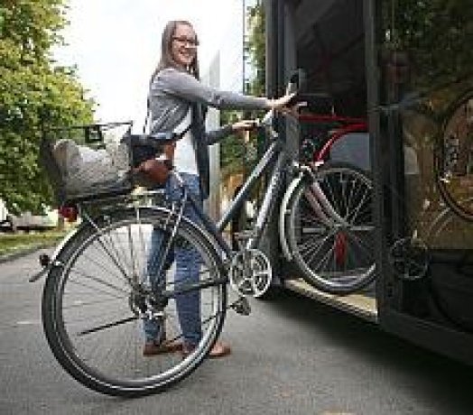 Fahrradmitnahme im Bus (Foto: SWK)